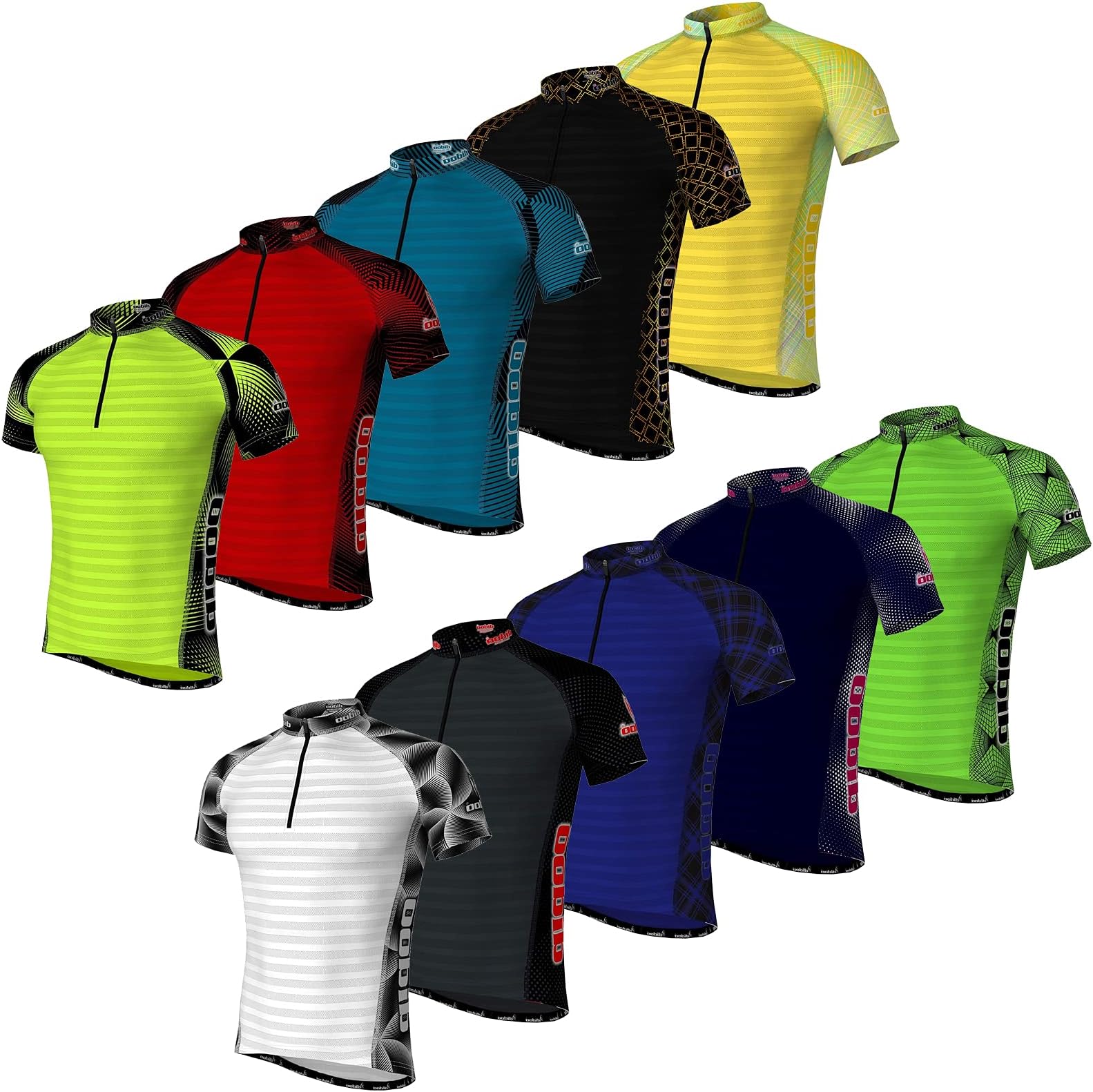 Didoo Cycling Jersey Mens Short Sleeve Lightweight Breathable Mountain Bike Racing Sublimation Summer Half Sleeve
