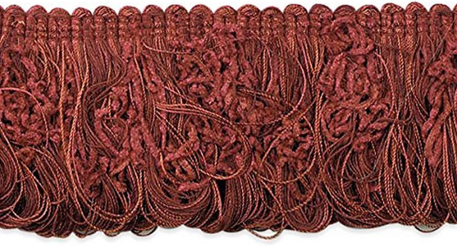 Trims by the Yard 3" Chenille Loop Fringe Trim | Green Multi | (10 yard cut)