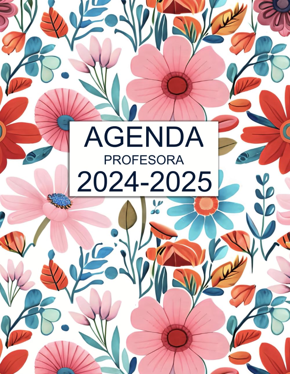 Agenda profesora 2024-2025: cuaderno del docente , Planificador para Maestras año escolar 24-25 .