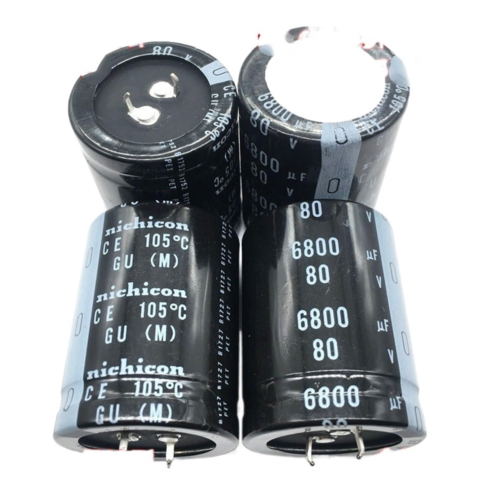 Condensateur 6800uf 80v haute capacité à broches enfichables pour filtrage PSU