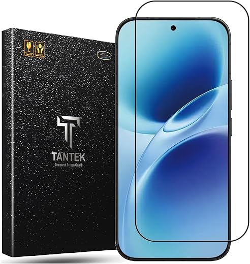 TANTEK TitanGuard Tempered Glass Screen Protector Guard for Vivo V70 5G / V70 Elite 5G- 9H Hardness, Military Grade, Anti-...