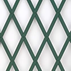 Paneles De Plástico Para Paredes De Exterior Trepls - Enrejado extensible de PVC, Verde