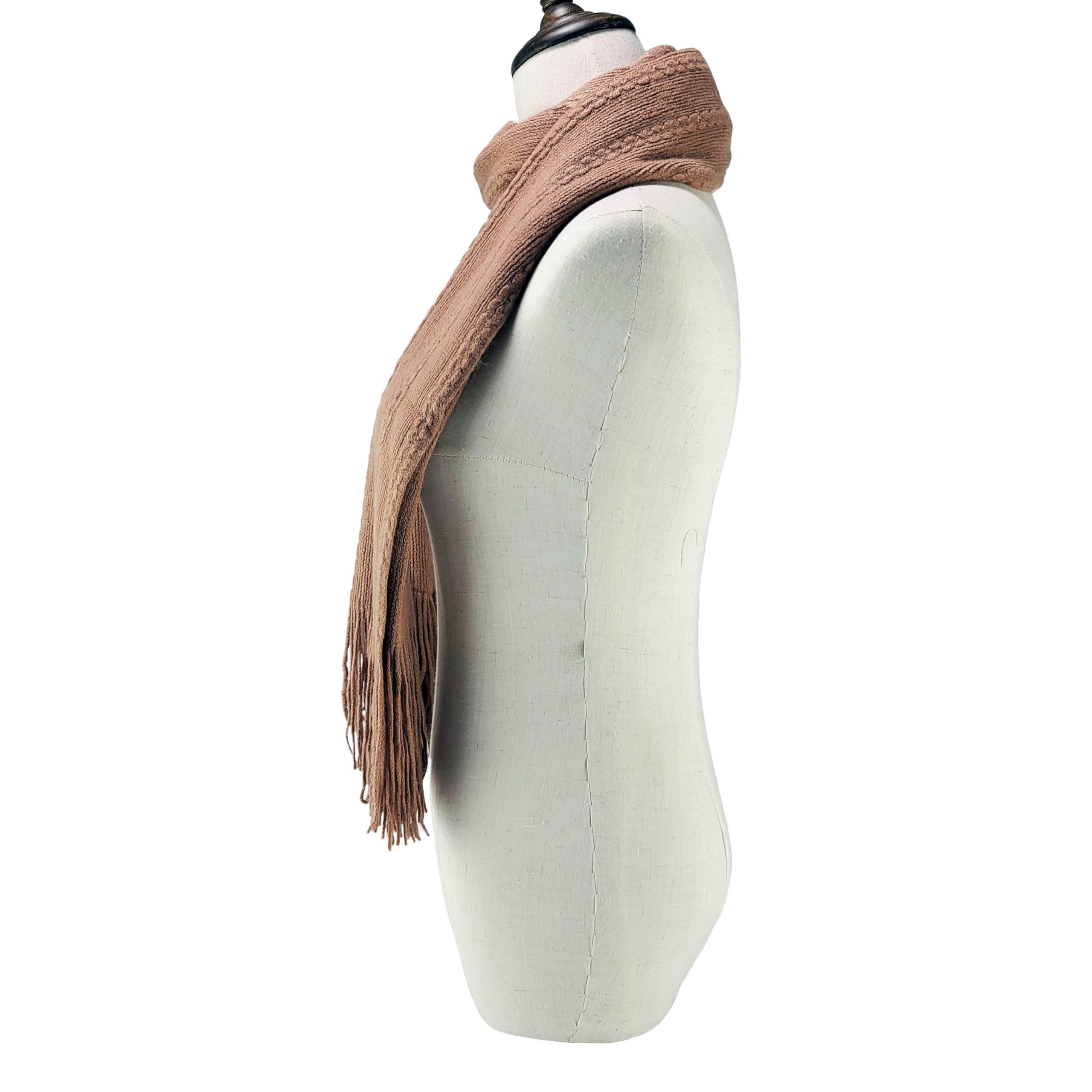 BRUCERIVER Sciarpa e guanti da donna a maglia con funzione touch screen cashmere sensazione cavo design (Camel Touchscreen)