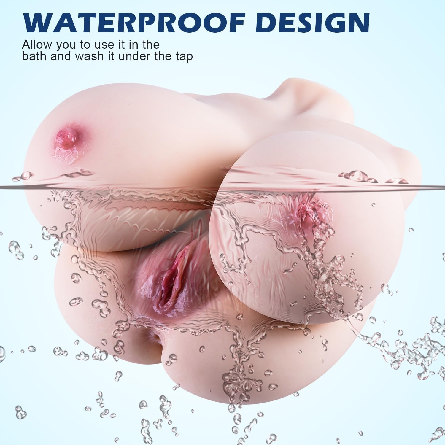 12.8lb Big Boobs Male Masturbator Sex Dolls for Men,Soft Huge Jelly Boob Sex Toy Stroker Breast Sex Toys with Pussy Breast Masturbator Realistic Sex Toy for Men Couple Adult Toys Sex Torso Boobs