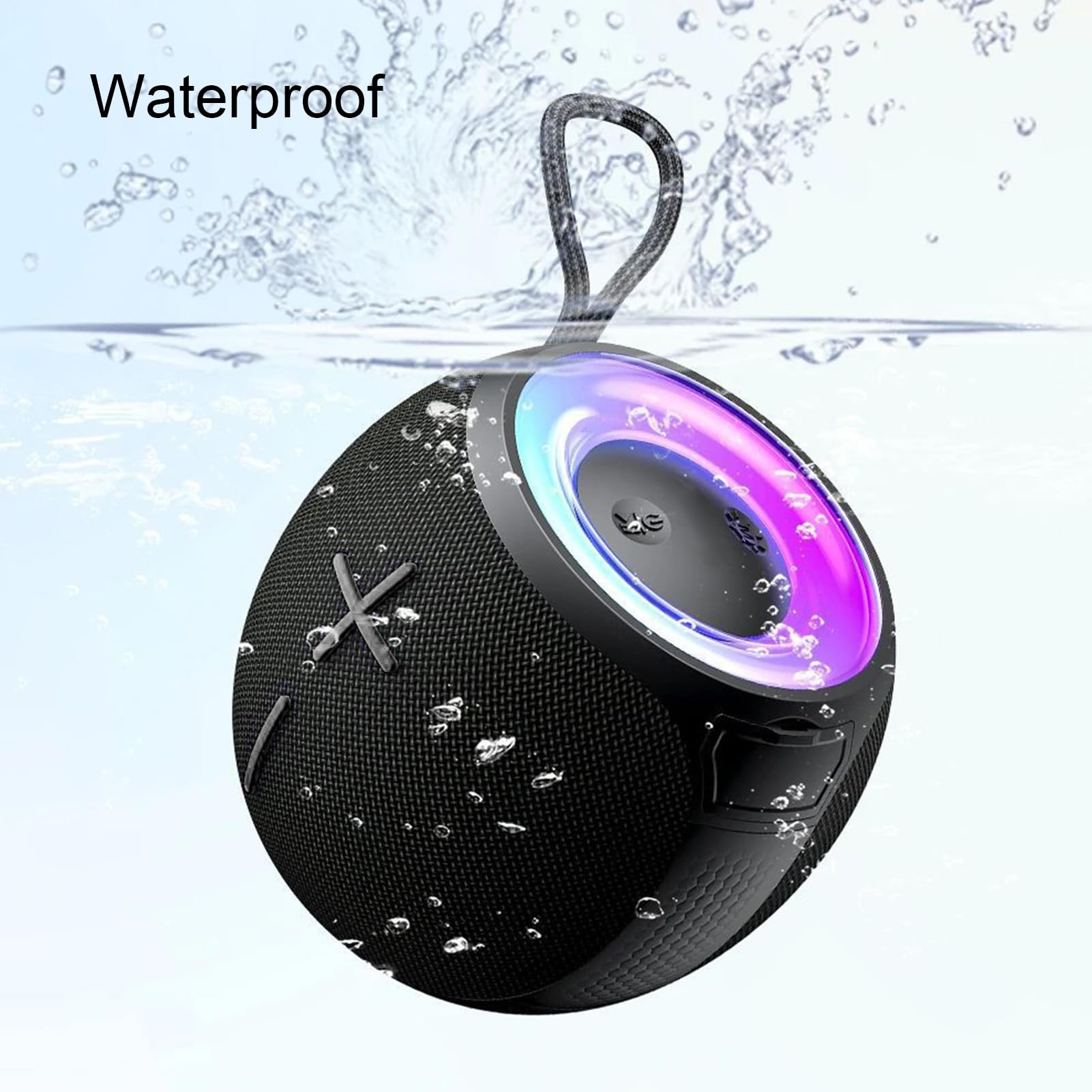 TOZO PA2 Bluetooth Luidspreker met dubbele drivers en dubbele basmembranen, diepe bas en luid stereogeluid, IPX8-waterdicht, 25 uur speeltijd, aangepaste EQ App draagbare luidspreker voor thuis buiten