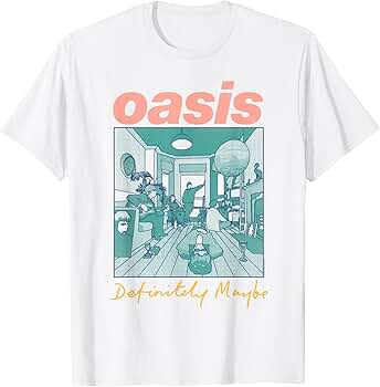 90s USA製 oasis Definitely Maybe Tシャツ (L) Amazon.com: Oasis Band T Shirt Definitely Maybe Adult