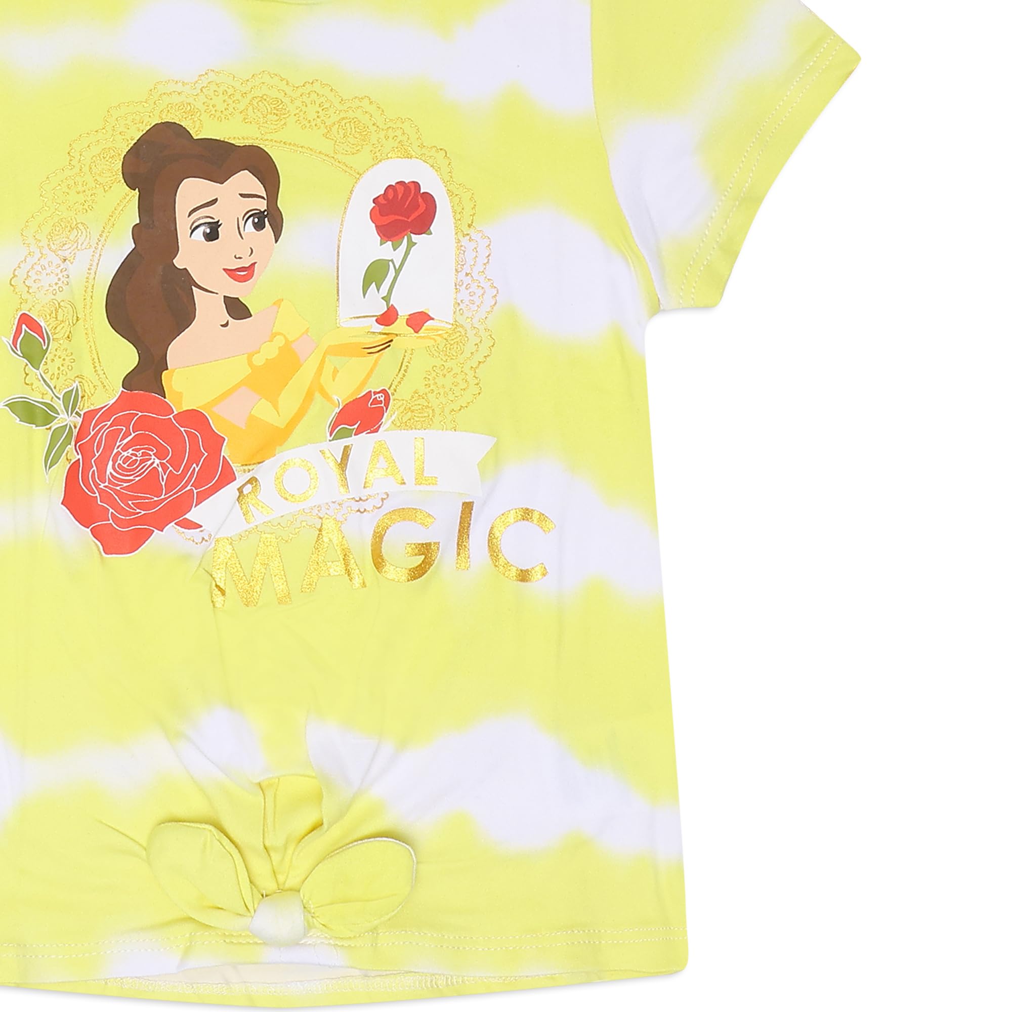 Disney T-shirt a maniche corte per bambine con principesse Minnie Mouse Lilo e Stitch per feste di compleanno