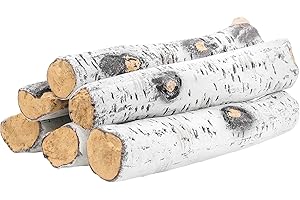 Skyflame 6 Piece Set of Gas Fireplace Face Logs