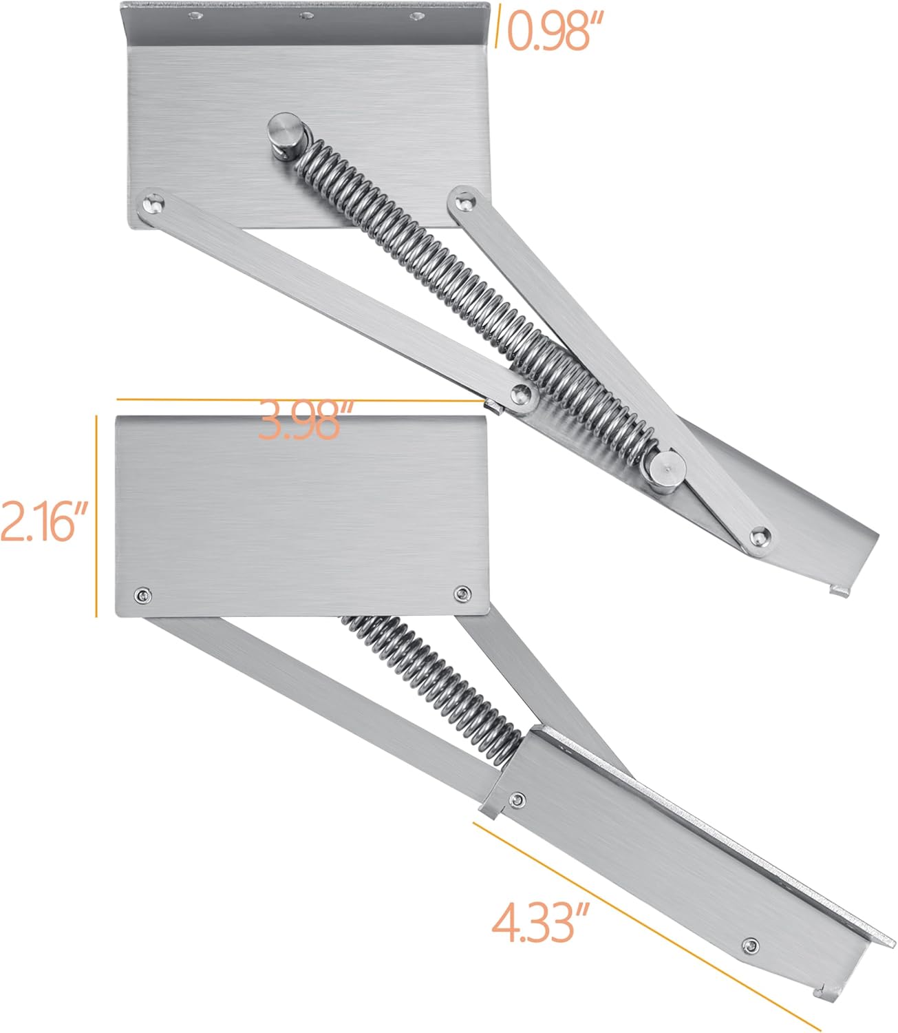 Pull Down Cabinet Hinges, Under Cabinet Storage Organizer for Kitchen Knife and Spice Rack