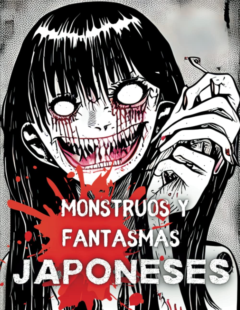 Monstruos y Fantasmas Japoneses para Colorear: Libro para Colorear Monstruos Manga de Horror inspirados en Junji Ito (Libros Anime y Manga) (Spanish