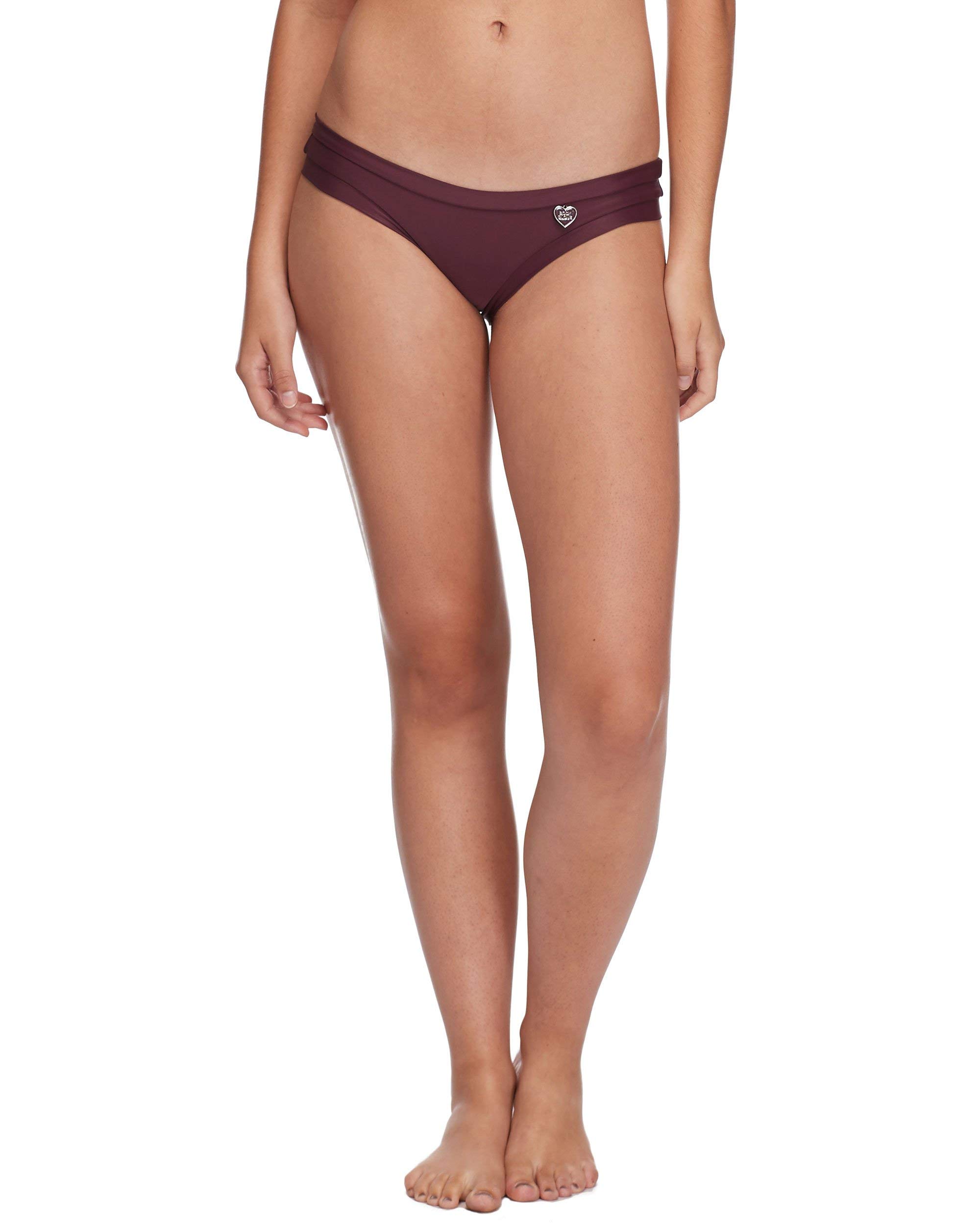 Body GloveWomen's Smoothies Audrey Solid Low Rise Bikini Bottom Swimsuit Bikini Bottoms