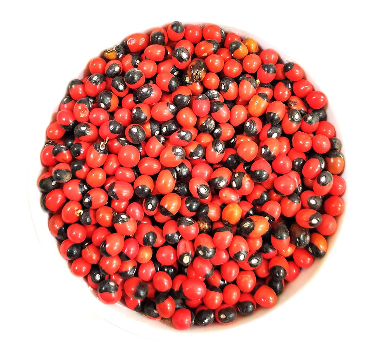Red Gunja Seeds -Red Chirmi -Gunja Beads - Abrus precatorius |100% Naturally sourced| (50 Gms)