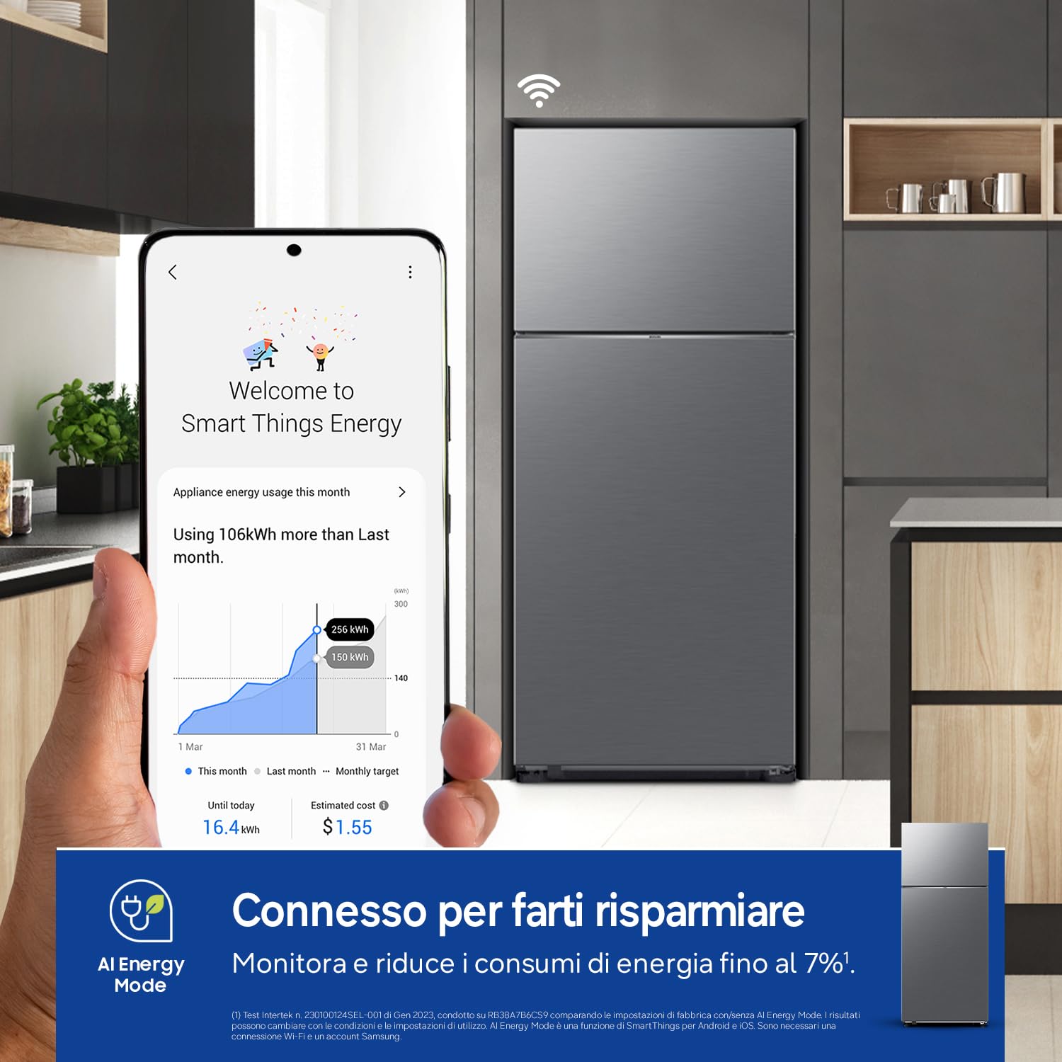 FRIGO 2P. 530LT L79CM CE.E NOFROST INV WIFI M.INOX