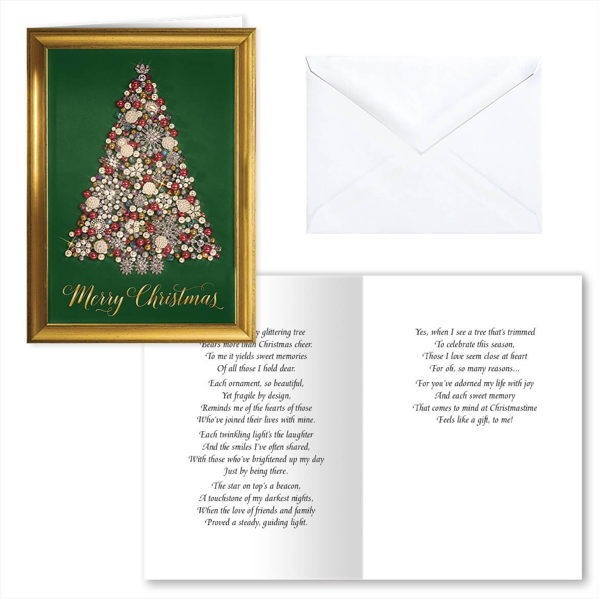 Fox Valley TradersGlittering Tree Christmas Card Set of 20