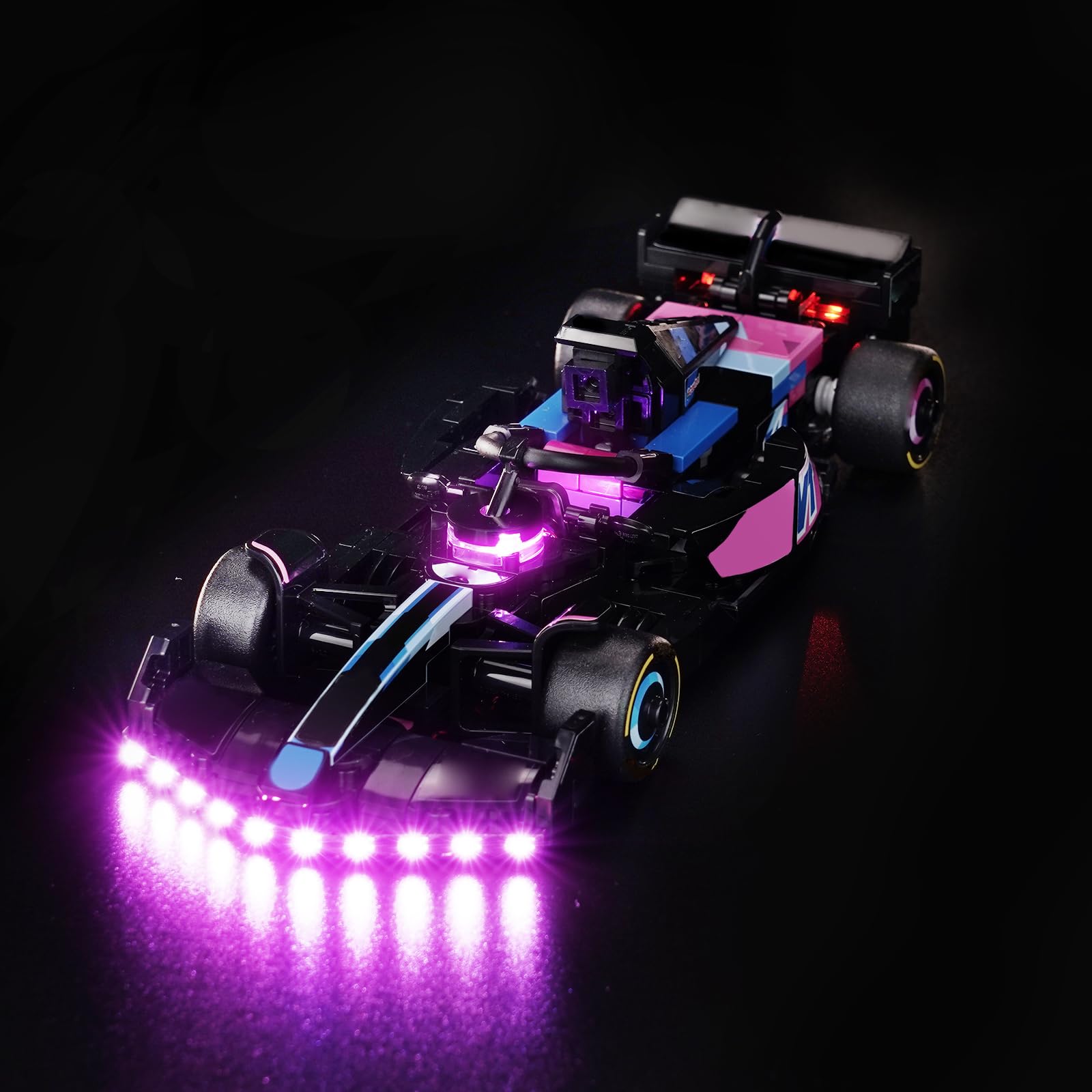 LocoLee Led Light Set Compatible with Lego 77248 BWT Alpine F1 Team A524 Race Car Led Decoration Lighting Kit Compatible with Lego F1 77248 Building Blocks Model,Only Lights Set,No Model