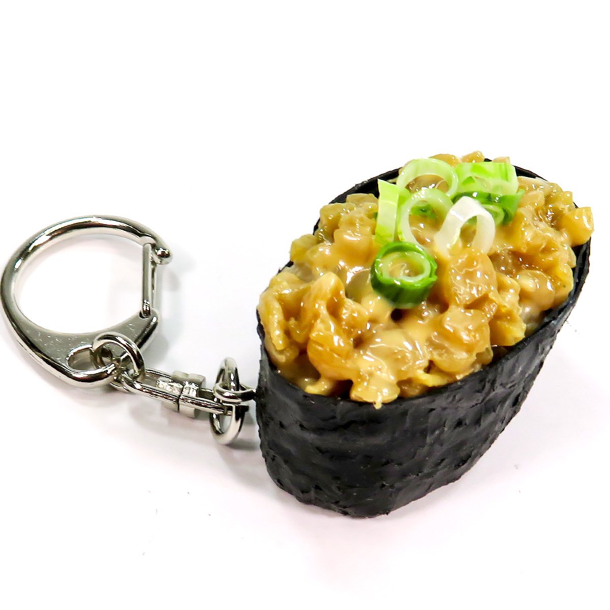 Amazon.co.jp: 食品サンプルキーホルダー 食べちゃいそうな納豆