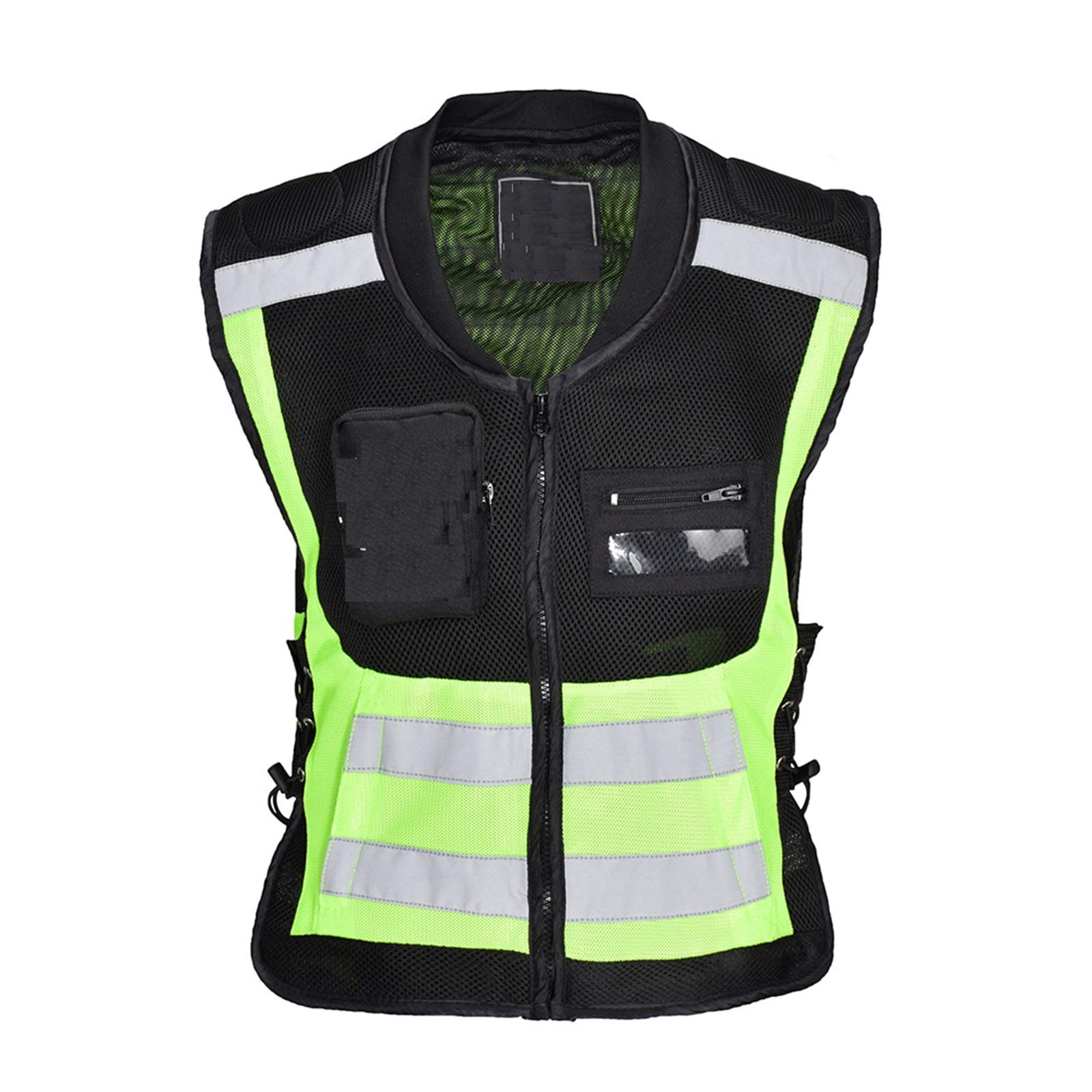 Chaleco de motorista chaleco de motorista con equipo de protección viene con 3 dispositivos de protección extraíbles, chaleco de moto suave y fácil de limpiar, apto para moto y todoterreno