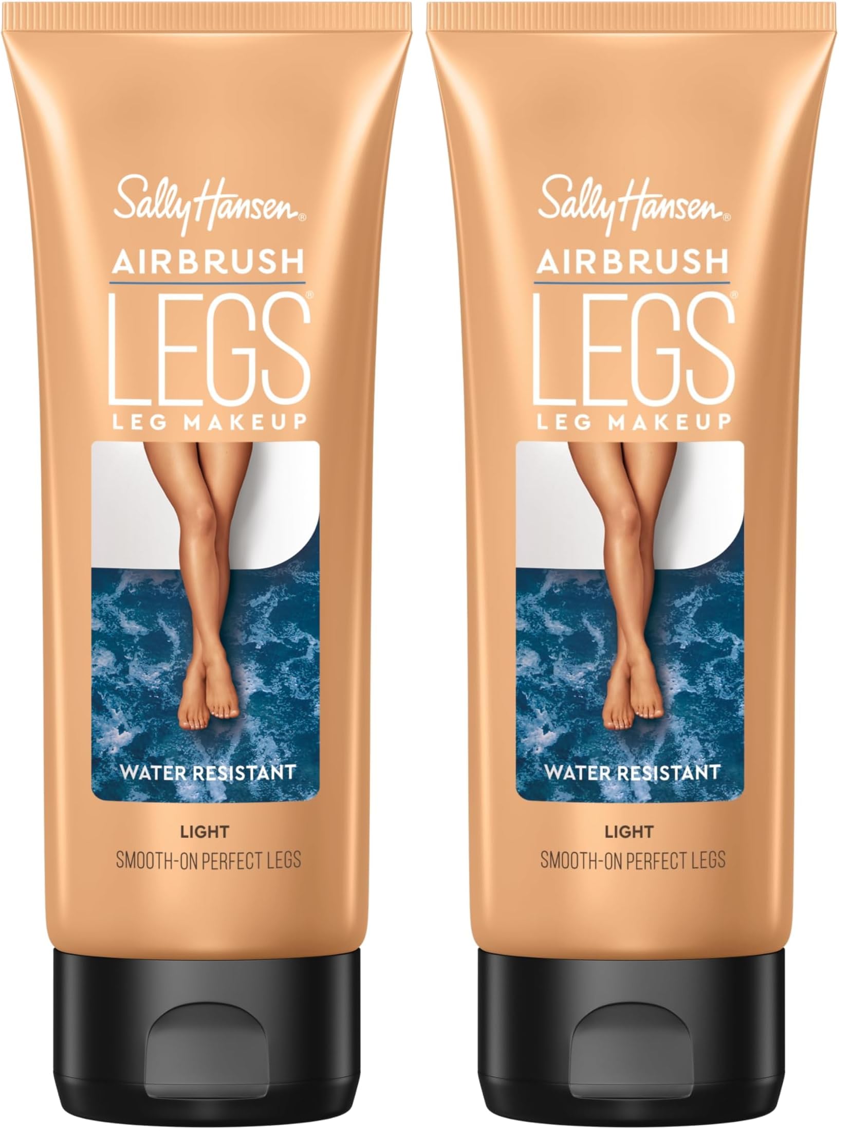 Airbrush Legs Leg Makeup, Light | 4 Fl Oz | Pack of 2