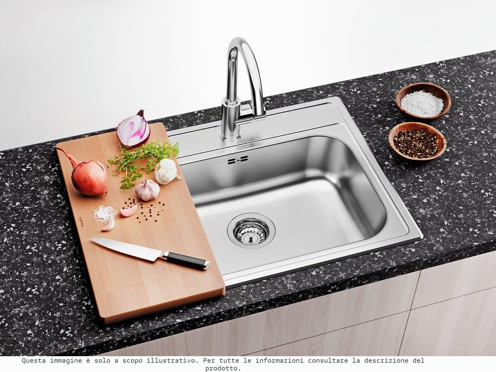 Blanco 525323 | Lavello da cucina in acciaio inossidabile DANA 6 | Colore : acciaio inossidabile