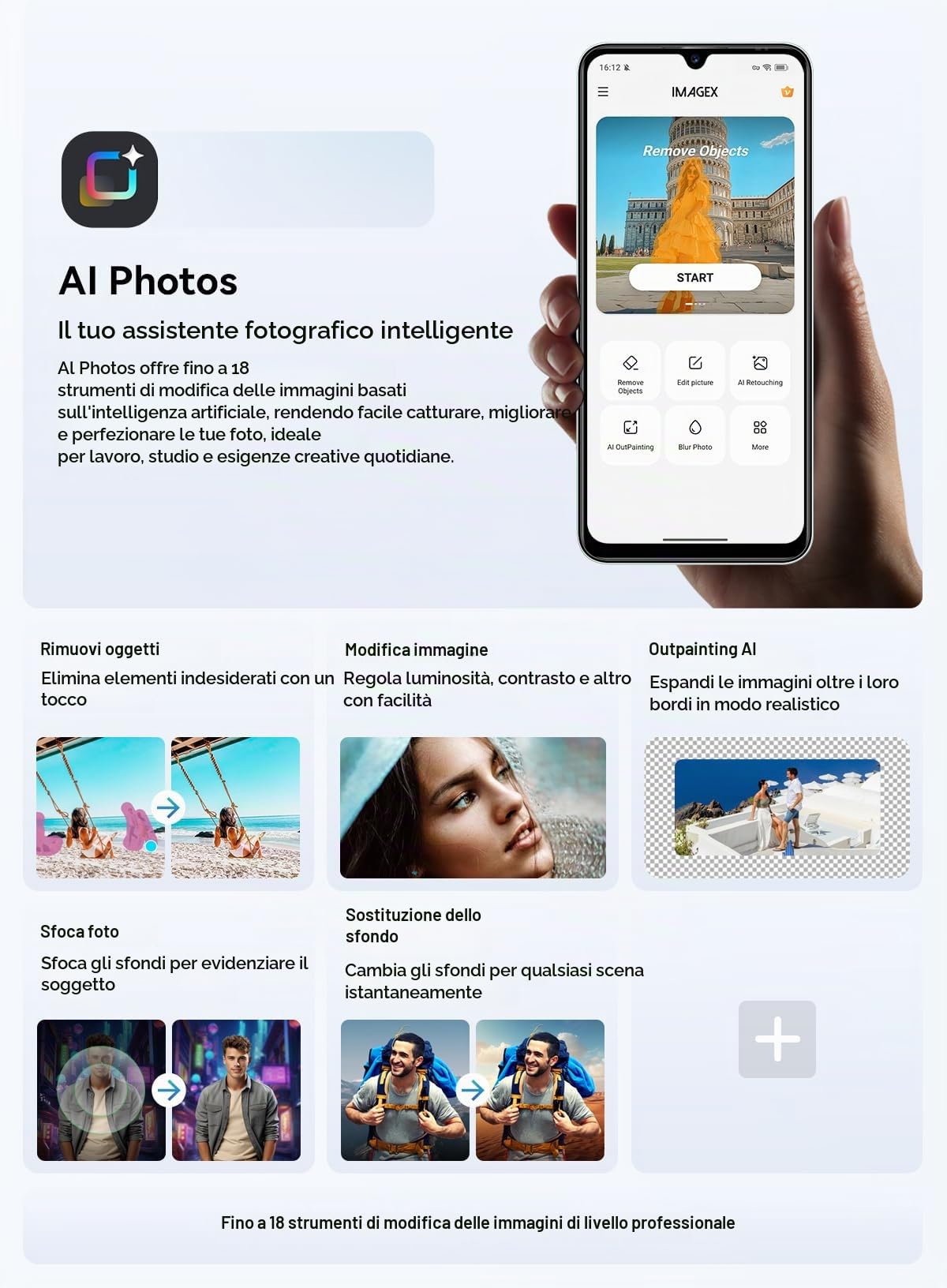 Blackview Wave 10C Smartphone 4G AI Offerte, 6,88" HD+, 16GB+128GB (2TB Esterna), 3 Assistenti Intelligenti AI, Fotocamera 32MP+13MP, Slot per 3 Schede, Android 16 Dual SIM Cellulare GPS, Blu
