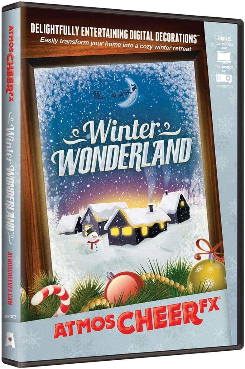 AtmosFX Winter Wonderland Holiday Digital Decorations …