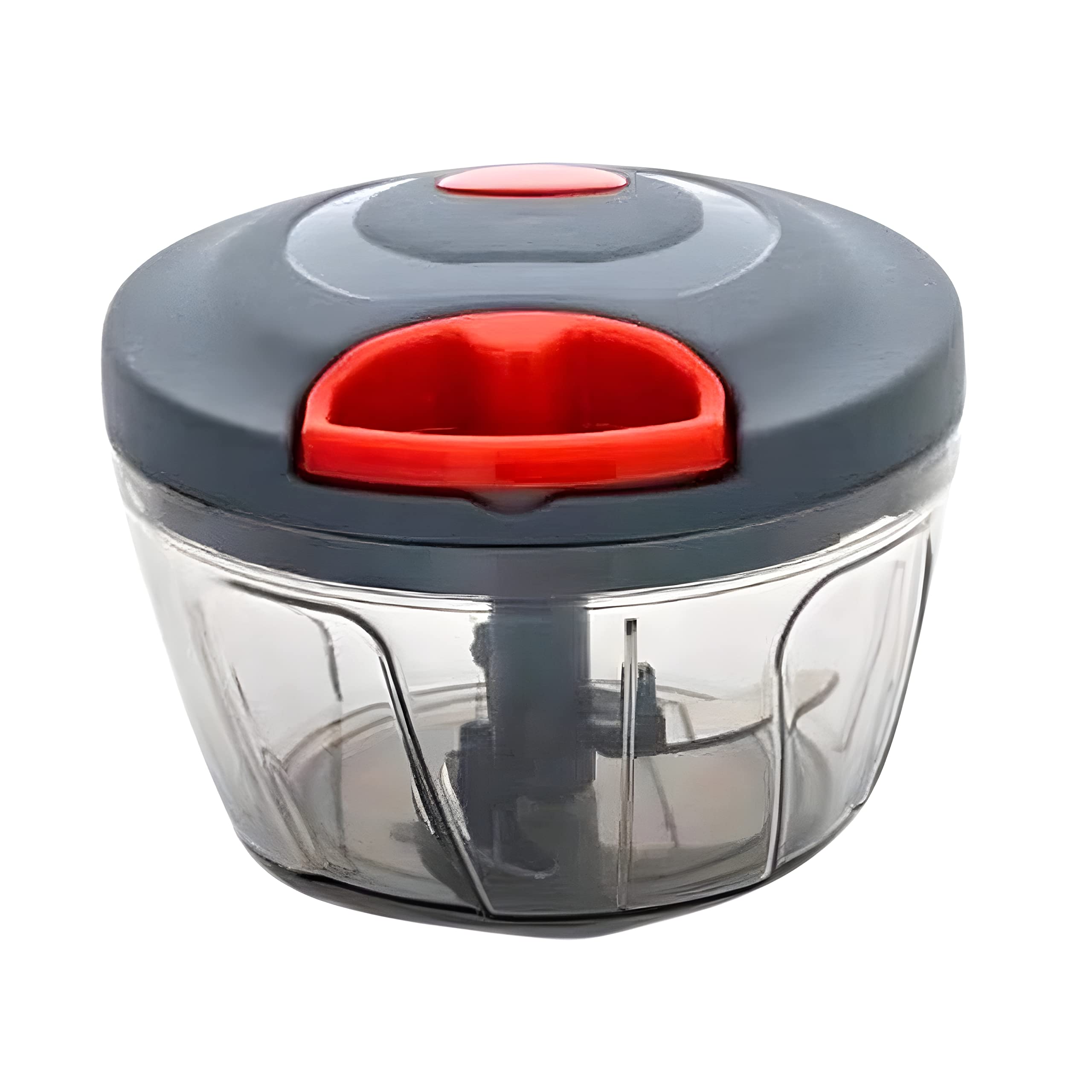 Compact Manual Chopper 450ml ? Powerful Hand Pull Vegetable Cutter & Fruit Chopper | Easy Kitchen Blender Tool | Multicolour Black-image-42