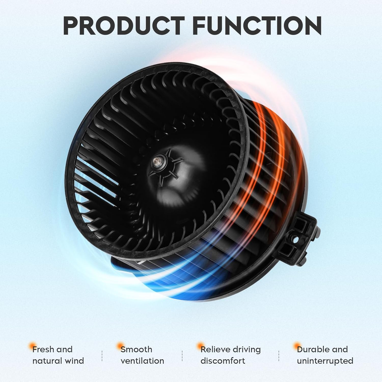 HVAC Blower Motor Assembly Fit for Toyota Corolla 1998-2002, 700056 8710302021 TO3126105 5229 PM3929 87103-02021 3010097 35364 44-1139 312-58009-000 13728539 Heater Blower Motor with Fan Cage