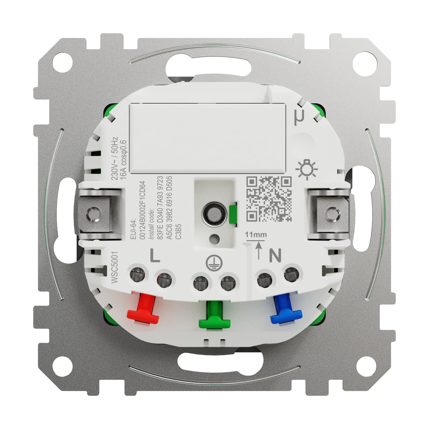 Schneider Electric Merten MEG2380-0414 Presa Schuko 16A TPM Antracite System M, presa intelligente, compatibile con Amazon Alexa e Google Home, presa Wi-Fi Smart Home