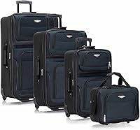 Vista 61 de Travel Select Amsterdam - Equipaje vertical y expansible con ruedas, marino Azul marino