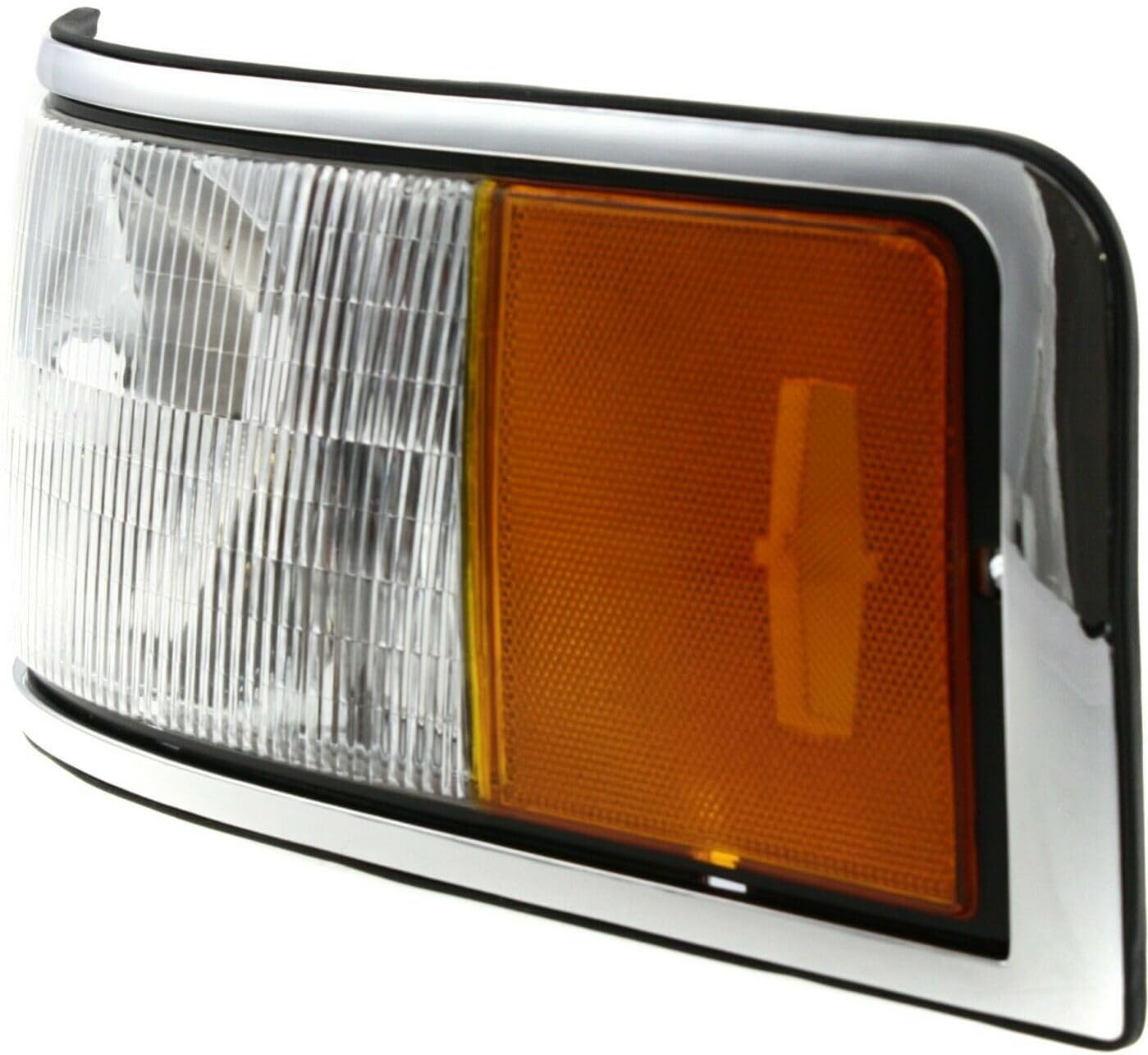 HAINA Signal Light Driver Side Plastic Lens Clear & Amber Lens Corner Light Incandescent for Lincoln for Town Car 1990-1994 without BulbS-Assembly Left FOVY15A201B 14463465