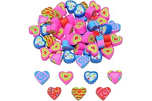 Mini Heart Erasers: Keep Your Work Clean, Neat, and Error-Free