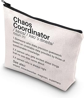 Coordinator Cosmetic Bag Chaos Coordinator Gift Administrative Coordinator Zipper Pouch Friendship Gifts For Girls Coordinator Thank You Gift (Coordinator)