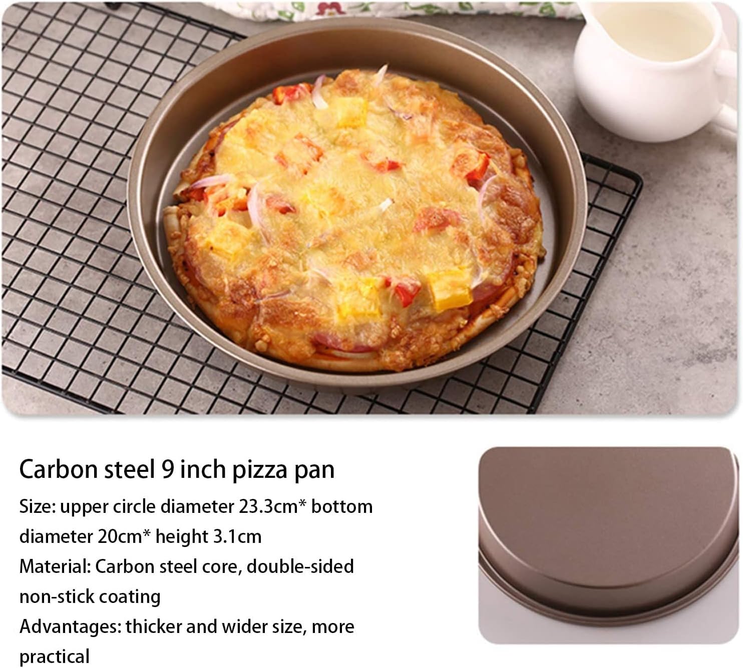 Baking Pans Nonstick Set, Bakeware Sets Cake Pan, Baking Sheets, Kitchen Cookware Sets Baking Supplies for Cooking