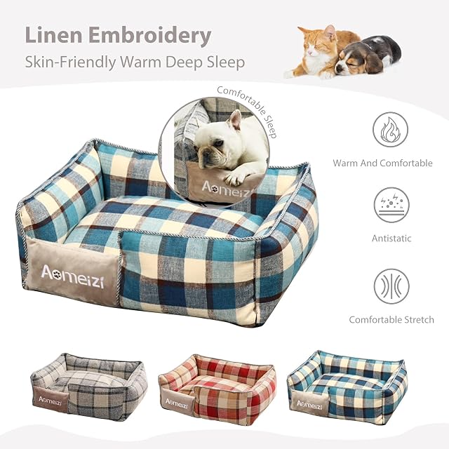 Foto 3 de 6 de PETCUTE Cama Perro Grandes,Camas para Perros con Funda Desenfundable y Lavable,Sofá Camas para Mascotas…