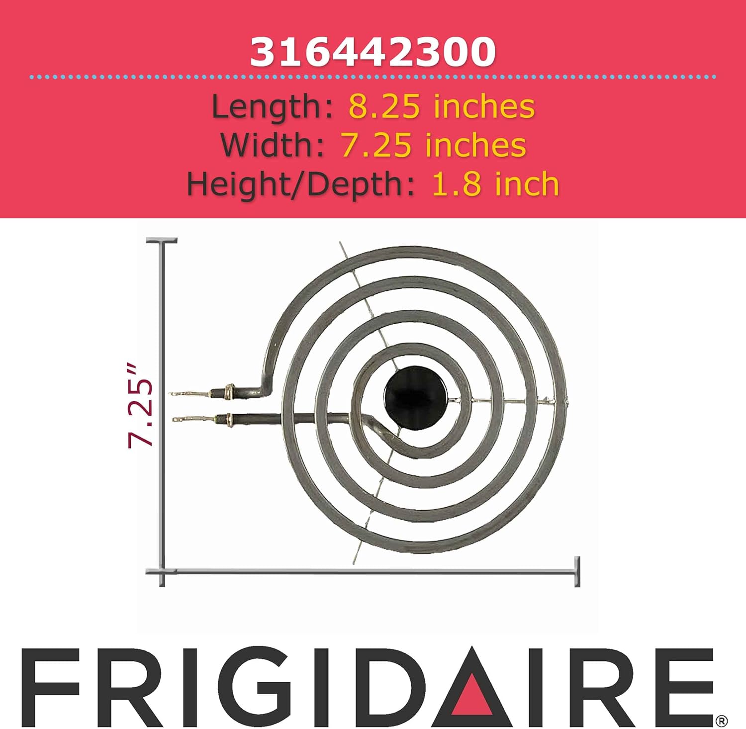 Frigidaire Broan 316442300 Surface Element for 8 inch burner on the range : Appliances