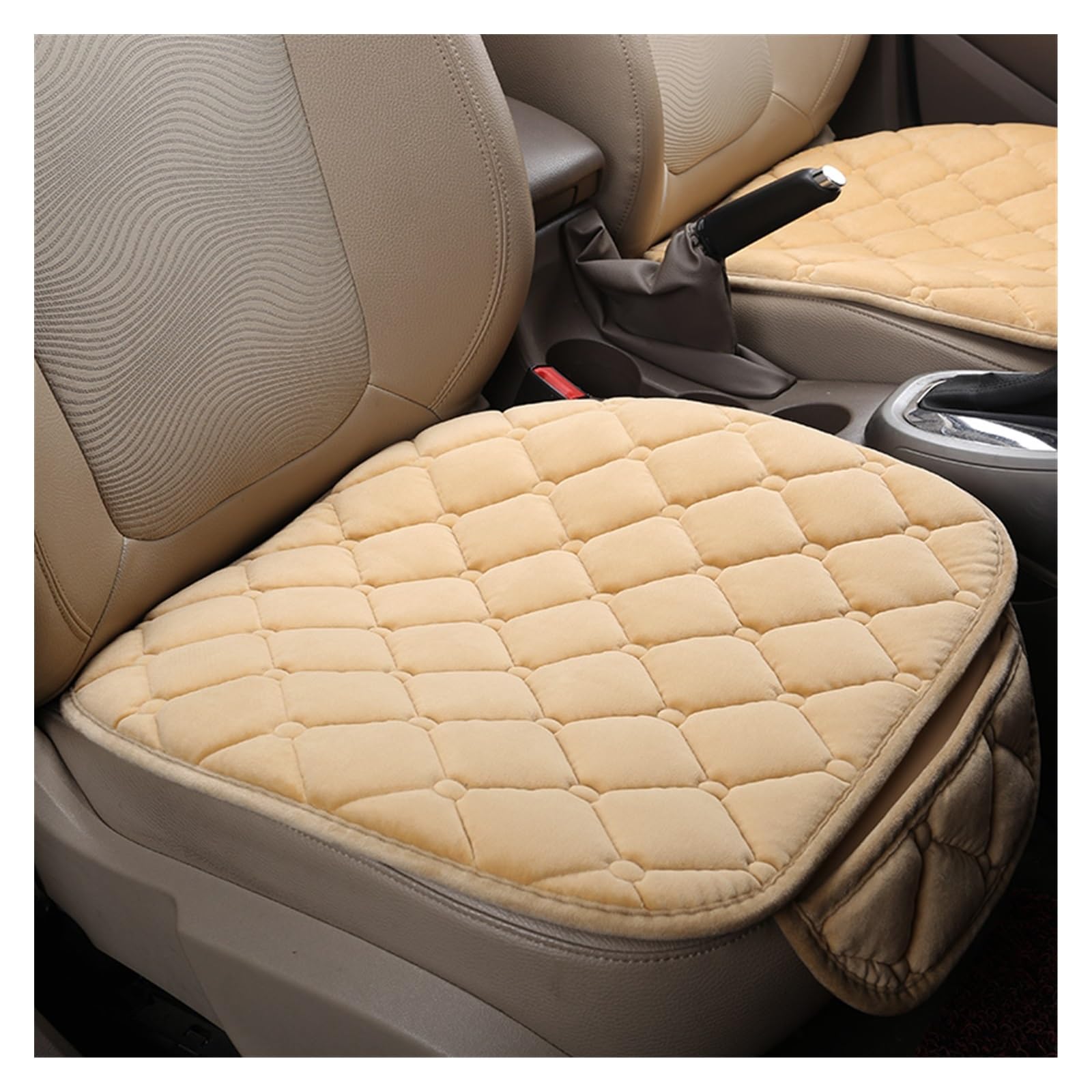 Housses de siège de voiture universelles beige pour éliminer le froid en auto