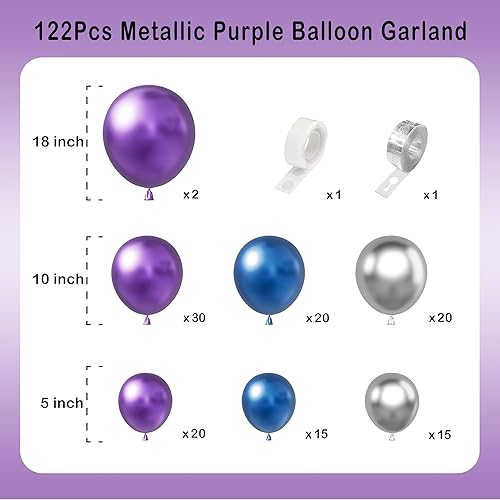 Miniatura 9 de Kit de guirnalda de arco de globos de béisbol, globo de guante de béisbol, globo azul y rojo, nude, 125 piezas para cumpleaños de niños, tema