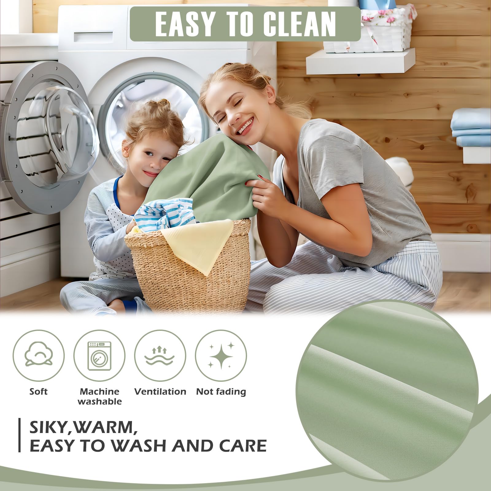 Hausbett Himmel, 2PCS Betthimmel Hausbett, Musselin himmelbett vorhänge, Hausbett Vorhang für Hausbetten, Kinderzimmer Deko Stoffhimmel für Mädchen Jungen Baldachin Kinderbett (H270 x W67CM, Grün)