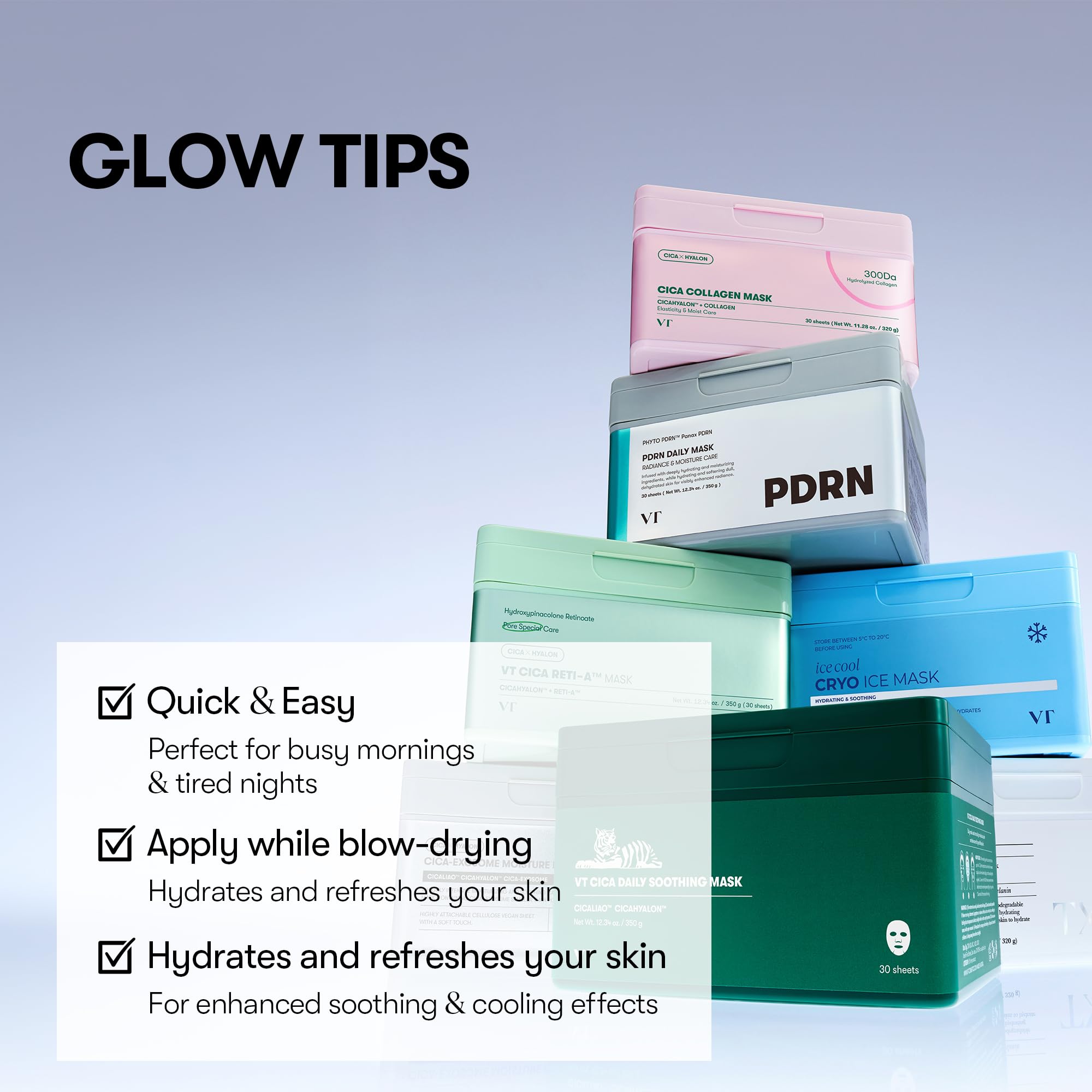 Amazon.com : VT COSMETICS CICA Reti-A Daily Mask 30 Sheets