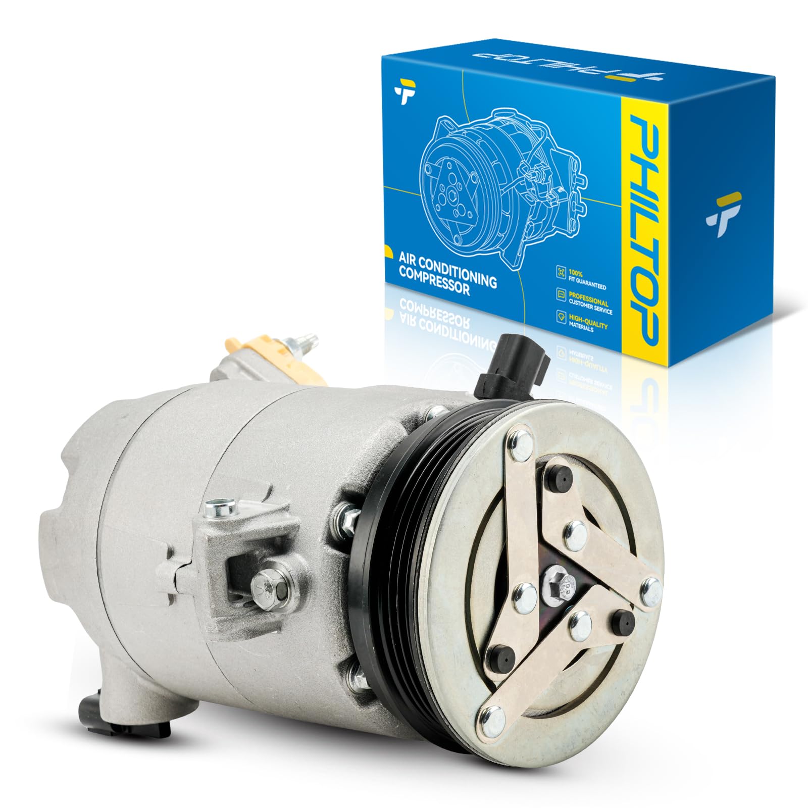 PHILTOP YCC462 NEW AC Compressor w/Clutch for Ford Escape 2013-2016 2.0L