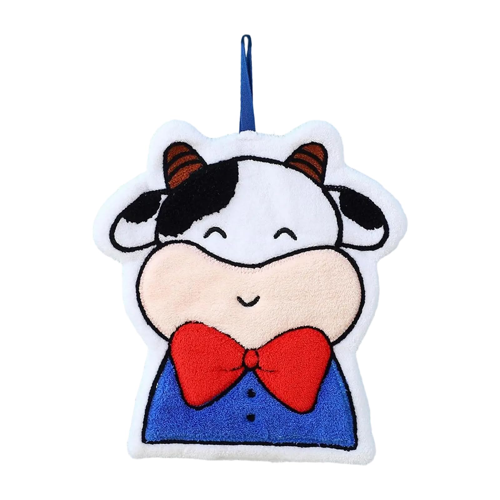 Tsophreniq Cartoon Animal Hanging Towel From Fleece Soft and Absorbent for Home Kindergarten Fun Animal Print Towels Hanging Loop Towels