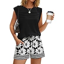 Two Piece Sets for Women Trendy Short Sets Beach Vacation Clothes Airport Travel Cruise Summer Outfits