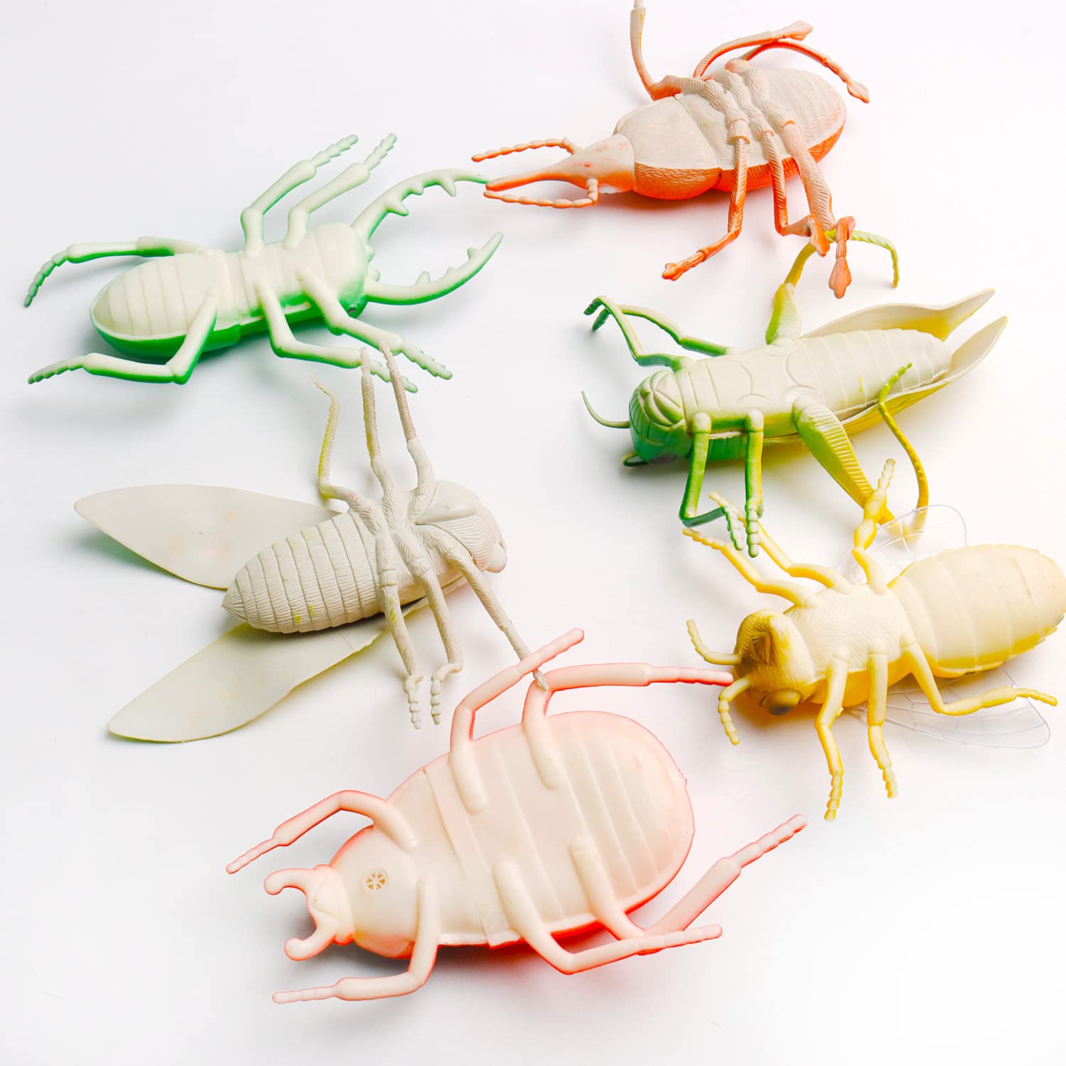 Amazon.co.jp: Aydinids ビッグ昆虫フィギュア 6ピース フェイク