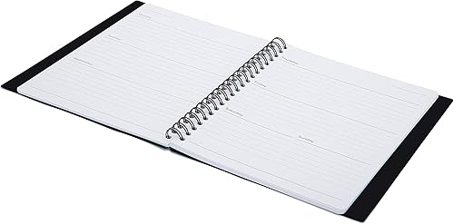 Miniatura 4 de Mintra Agenda semanalmensual sin fecha de oficina (carta, negro)