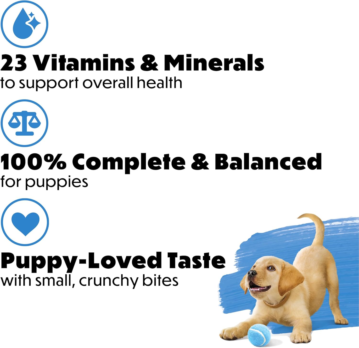 Beneful Purina Healthy Puppy with Farm-Raised Chicken Dry Puppy Dog Food 3.5 lb. Bags (Pack of 4)