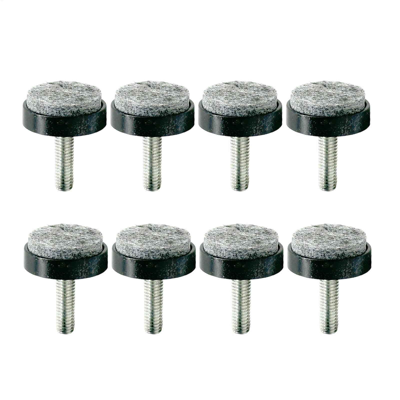 Patas de mesa ajustables: soluciona el balanceo de tus muebles con este juego de 8 tornillos