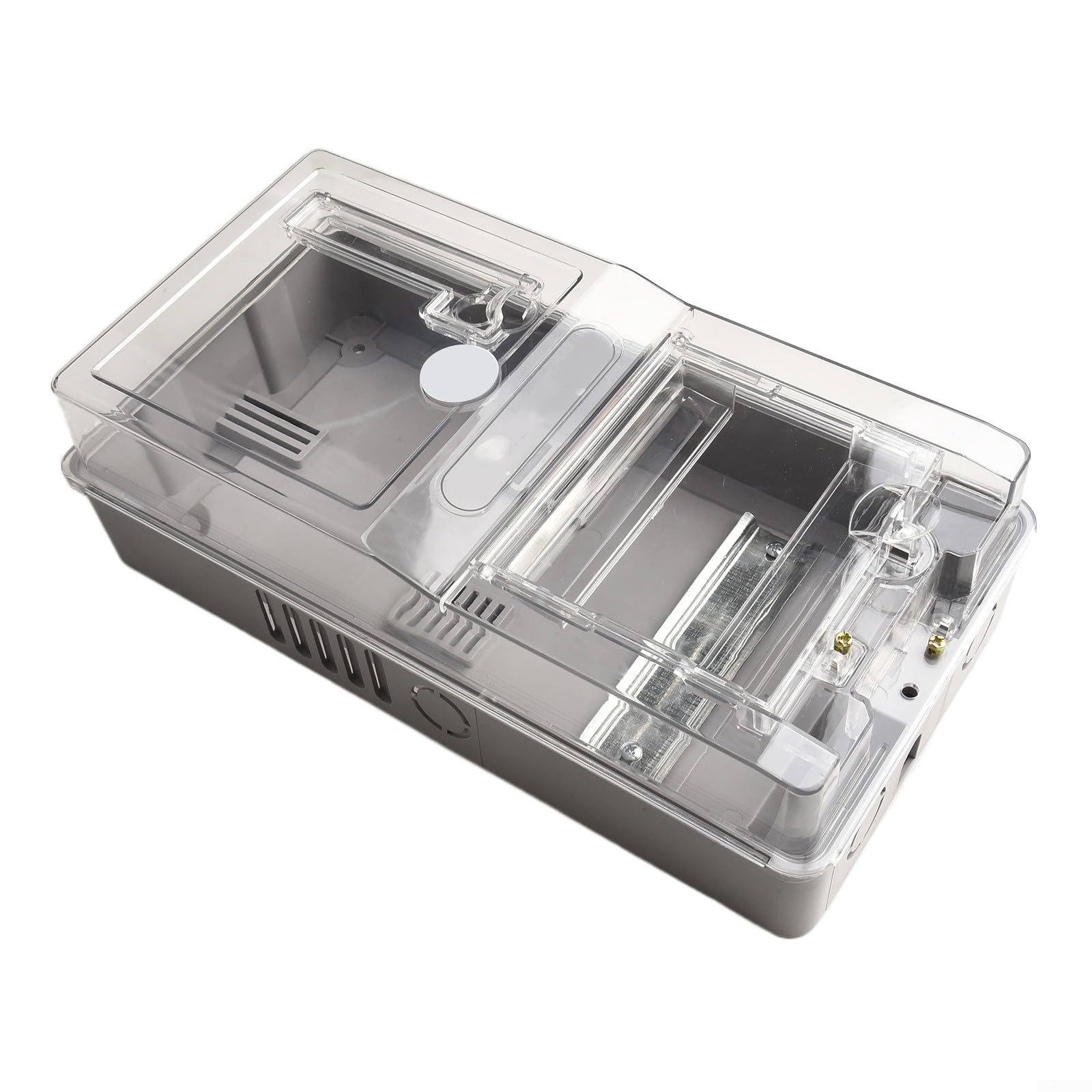 Caja de contador eléctrico monofásico con capacidad de 6 circuitos de rendimiento mejorado en un diseño resistente a la intemperie (A)