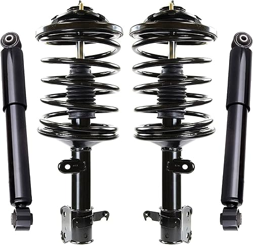 Miniatura 121 de Detroit Axle - Amortiguadores para BMW 328i 325i 128i 135i 335i 330i 335d 335is (sin Sport Susp.) 2 puntales delanteros completos con muelle