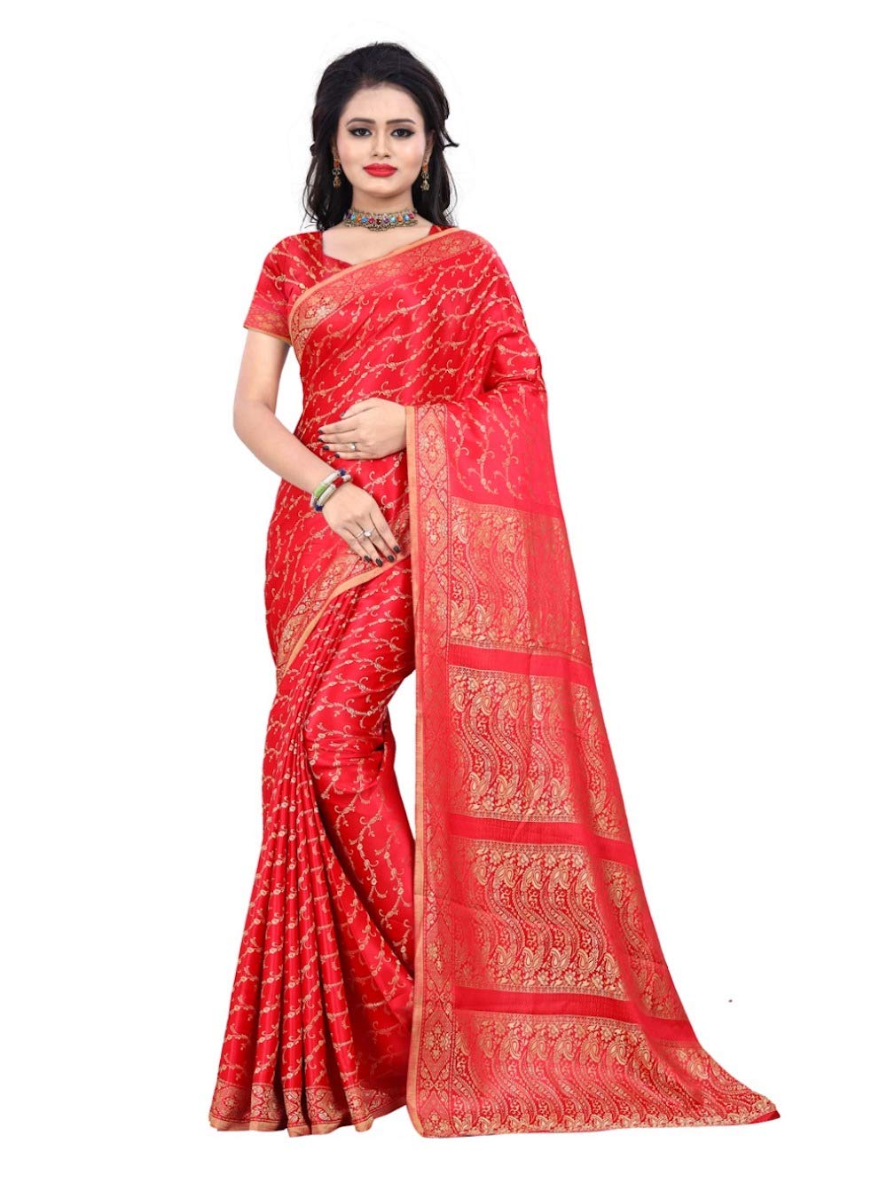 Trendofindia Bollywood Sari India, blu reale, taglie dalla S alla XXL blu royal XL-XXL
