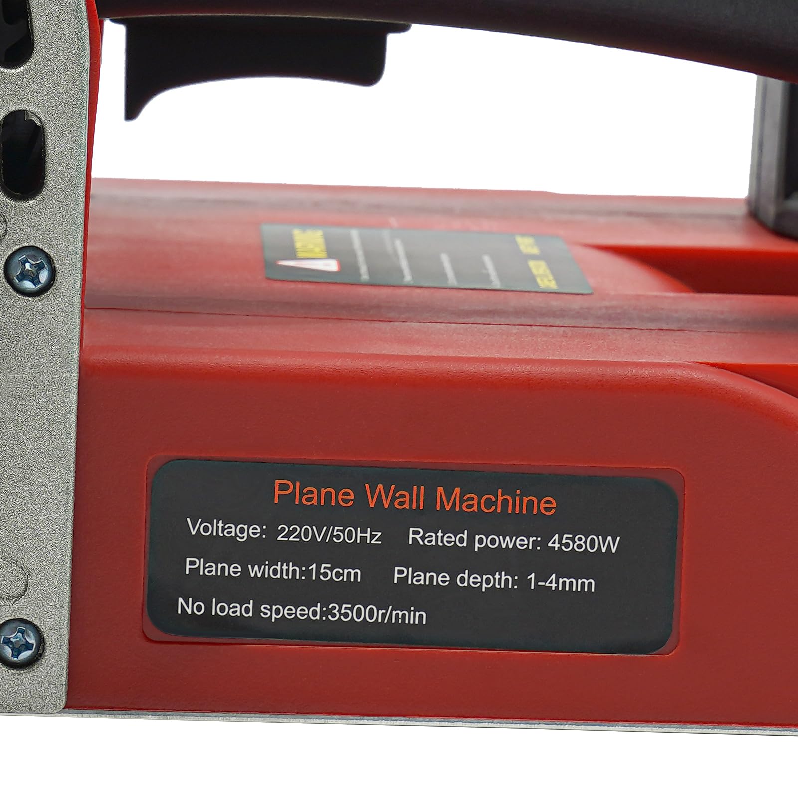 Elektrischer Wandschaber 4580W 15CM Fräsbreite Betonschaufelmaschine Renovierungsfräsmaschine Spachtelputzschleifer für Beton und Putzwand 3000 R/Min 1-4 MM Betonfräse